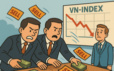 Nhóm nào 'xả hàng' phiên VN-Index như tàu lượn, thanh khoản 86.000 tỉ đồng?