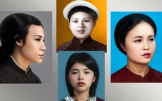 Ngắm vẻ đẹp của các nữ liệt sĩ qua ảnh màu phục dựng