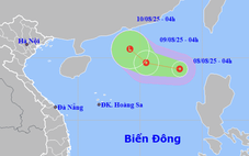 Hình thành áp thấp nhiệt đới trên Biển Đông