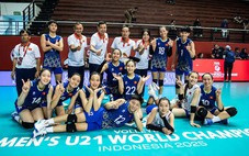 Bóng chuyền nữ U21 Việt Nam vượt trội Serbia về thống kê