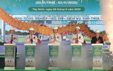 Khởi công khu công nghiệp Thủ Thừa, Tây Ninh bắt đầu chuỗi hoạt động kỷ niệm ngày Quốc khánh