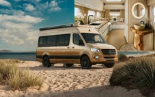 Nhà di động Mercedes-Benz Sprinter: Như du thuyền trên cạn, nhà bếp 'khủng', phòng tắm gây tranh cãi