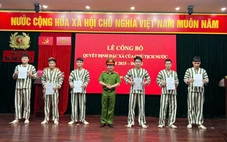 Công bố quyết định đặc xá cho 176 phạm nhân tại 2 trại tạm giam của Công an Hà Nội