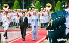 Chủ tịch nước Lương Cường chủ trì lễ đón cấp nhà nước Toàn quyền Úc Sam Mostyn