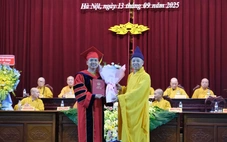 Học viện Phật giáo Việt Nam tại Hà Nội trao bằng tiến sĩ Phật học thứ hai