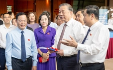 Tổng Bí thư Tô Lâm, Thủ tướng Phạm Minh Chính dự hội nghị chuyên đề Bình dân học vụ số - Quốc hội số