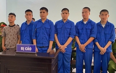 Cướp 95.000 đồng của học sinh, 6 thanh thiếu niên lãnh 18-39 tháng tù