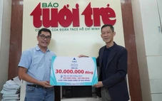 Một công ty trao Tuổi Trẻ 30 triệu đồng, tiếp sức đến trường tân sinh viên Đà Nẵng