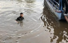 Cứu kịp thời học sinh rơi xuống sông Xáng Ngang