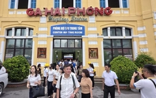 Đường sắt khai trương đôi tàu chở khách chạy trong phạm vi Hải Phòng