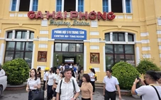 Đường sắt khai trương đôi tàu chở khách chạy trong phạm vi Hải Phòng
