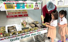 Để rau xanh thành ‘niềm vui bữa trưa’ của học sinh