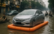 Đồ chống ngập ô tô mùa mưa bão gây sốt mạng xã hội: Loại rẻ 1 triệu, cao cấp tới 30 triệu đồng