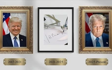 Lý giải xoay quanh ảnh 'bút ký tự động' của ông Biden tại 'Đại lộ Danh vọng Tổng thống'
