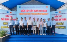Diễn tập ứng phó sự cố, bảo đảm an toàn cấp nước