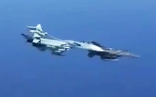 Video Su-27 của Nga chặn tiêm kích F-15 trên bầu trời Ukraine là giả