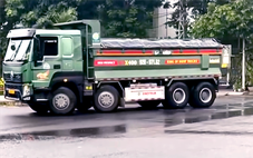 Lái xe ben hàng chục tấn đi ngược chiều, tài xế bị phạt 19 triệu, trừ 4 điểm bằng lái