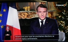 Thông điệp đầu năm: Ông Macron tuyên bố phục vụ đến 'giây phút cuối cùng'