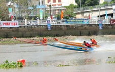 Ngày đầu năm mới, 142 vận động viên về Cần Thơ đua vỏ lãi composite