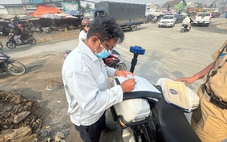 Không bố trí người điều tiết giao thông, chủ đầu tư dự án mở rộng đường Lò Lu bị lập biên bản