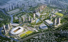 Phối cảnh Khu liên hợp thể dục thể thao quốc gia Rạch Chiếc, với sân vận động 65.000-75.00 chỗ ngồi