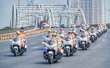 Công an Hà Nội phân luồng giao thông phục vụ Đại hội Đảng XIV