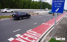 Làn xe đạp đường Mai Chí Thọ và tương lai giao thông của TP.HCM