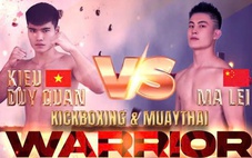 Võ sĩ bất bại Kiều Duy Quân tranh đai với cao thủ Trung Quốc