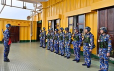 Cán bộ, chiến sĩ nhà giàn DK1 thi đua chào mừng Đại hội lần thứ XIV