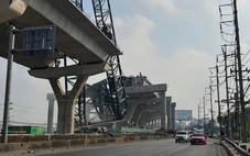 Lại sập cần cẩu ở Thái Lan, 2 người thiệt mạng