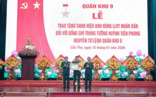 Trao tặng danh hiệu Anh hùng lực lượng vũ trang cho trung tướng Huỳnh Tiền Phong