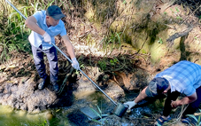 Hai nhà máy chế biến tinh bột sắn xả thải trực tiếp ra sông Pô Kô
