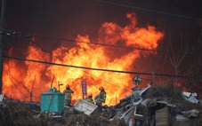 Cháy lớn tại khu ổ chuột giữa quận Gangnam giàu bậc nhất Hàn Quốc