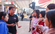 Quán quân Olympia Phú Đức truyền cảm hứng học tập tại tư vấn tuyển sinh - hướng nghiệp 2026 ở Huế