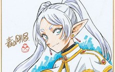 Tác giả Conan vẽ tặng Frieren nhân dịp anime ra mắt mùa 2