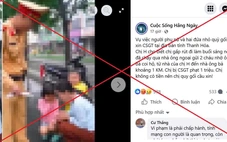 Thông tin người phụ nữ và hai đứa nhỏ quỳ gối xin CSGT tại Thanh Hóa là sai sự thật