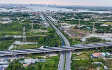 Ngắm nút giao Rừng Sác, nơi các hướng về Cần Giờ gặp nhau từ quốc lộ 50 sang cầu Nhơn Trạch