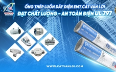 Ống thép EMT Cát Vạn Lợi chuẩn ANSI C80.3