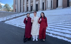 Ba sinh viên Việt Nam dự hội nghị học thuật Harvard, đối thoại tương lai toàn cầu