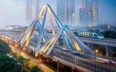 Trục Bắc - Nam TP.HCM tương lai với điểm nhấn cầu vượt lấy cảm hứng từ rễ cây đước