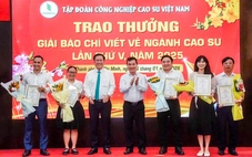 Báo Tuổi Trẻ đoạt giải A Giải báo chí viết về ngành cao su Việt Nam