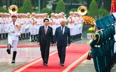 Chủ tịch nước Lương Cường chủ trì lễ đón chính thức Chủ tịch Hội đồng châu Âu