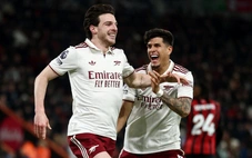 Declan Rice tỏa sáng giúp Arsenal lội ngược dòng kịch tính  trước Bournemouth