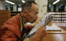 Thư viện ở Trung Quốc mở cửa cho người vô gia cư vào đọc sách