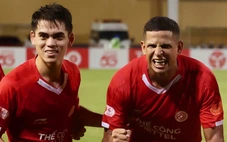 Ngoại binh Thể Công - Viettel ăn mừng cuồng nhiệt khi ghi bàn vào lưới đội bóng cũ