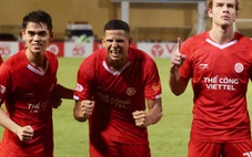 Ngoại binh Thể Công - Viettel ăn mừng cuồng nhiệt khi ghi bàn vào lưới đội bóng cũ