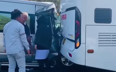 Tai nạn liên hoàn 7 xe trên cao tốc Phan Thiết - Dầu Giây, ùn ứ nghiêm trọng