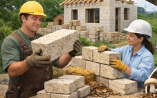 Khoa học Đức gây bất ngờ: Dùng nấm thay bê tông để xây nhà