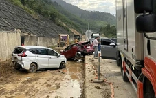 Tai nạn liên hoàn trên cao tốc La Sơn - Hòa Liên, hàng loạt xe hư hỏng