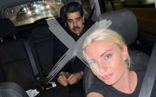 Bức ảnh selfie có chụp Tổng thống Maduro bị còng tay trong xe hơi là giả